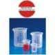 Vaso de PP forma baja graduacion azul 100ml Kartell