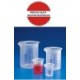 Vaso de PP forma Baja graduacion azul 1L Kartell