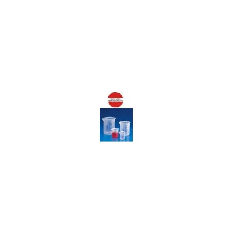 Vaso de PP forma Baja graduacion azul 1L Kartell