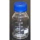 Frasco de vidrio claro graduado 250ml KIMAX