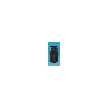 Frasco vidrio ámbar boca ancha 125ml Luzeren