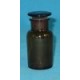 Frasco vidrio ámbar boca ancha 125ml Luzeren