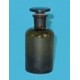 Frasco de vidrio ámbar boca angosta 500ml Luzeren