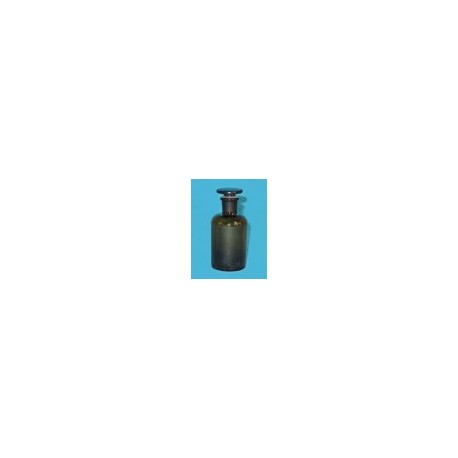 Frasco de vidrio ámbar boca angosta 500ml Luzeren