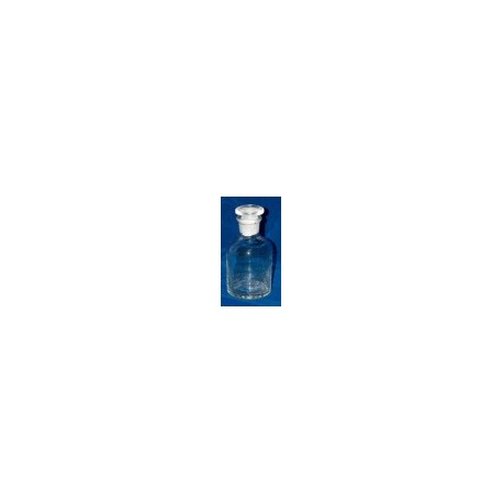 Frasco de vidrio claro boca angosta 250ml Luzeren