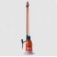 Bureta ambar 25ml con llave de teflon Isolab