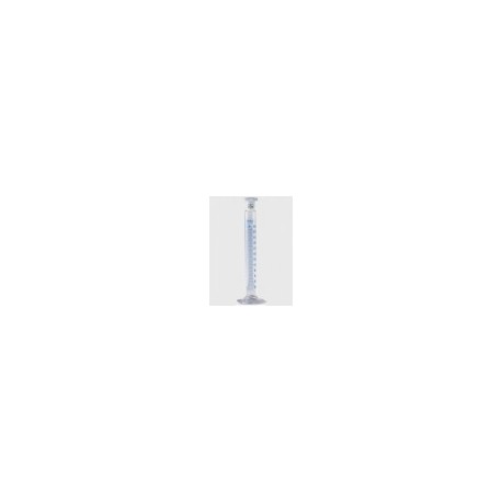 Probeta de vidrio con tapon 100ml Isolab