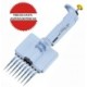 Micropipeta de 8 canales 40 - 200ul Nichiryo