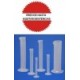 Probeta de PP 25ml base hexagonal Luzeren