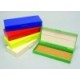 Caja para 50 portaobjetos azul Premiere