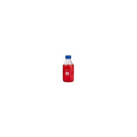 Frasco de vidrio claro graduado 1L KIMAX