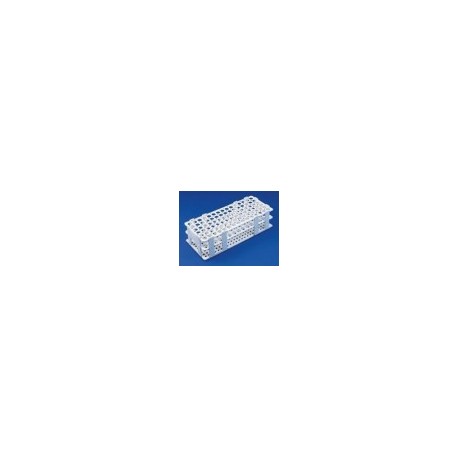 Gradilla de PP blanca 60 tubos de 16mm Kartell