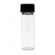 Vial de vidrio claro 15ml con tapa rosca KIMAX