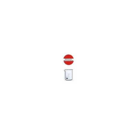 Vaso de vidrio graduado 5ml forma baja TECHNOSKLO