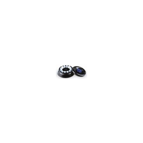 Rotor de aluminio angulo fijo p/12 tubos 5ml Dlab