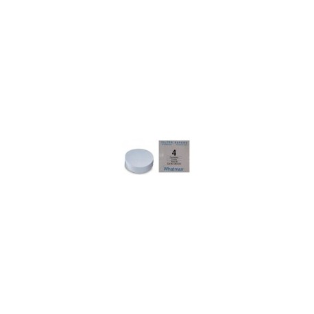 Papel filtro  4 de 7cm WHATMAN