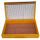 Caja amarilla PP para 25 portaobjetos Heathrow