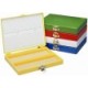 Caja para 100 portaobjetos roja Premiere