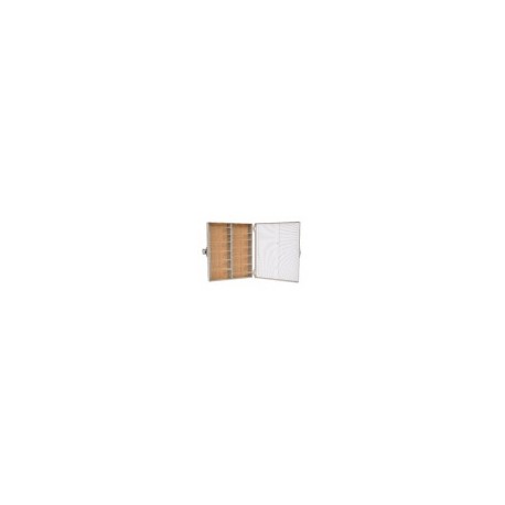 Caja para 100 portaobjetos Heathrow