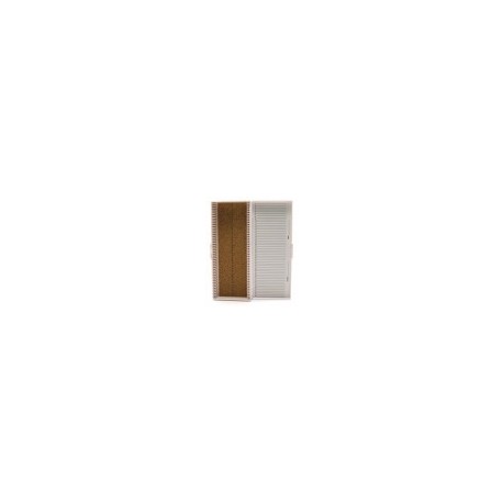 Caja de plastico para 50 Portaobjetos Heathrow